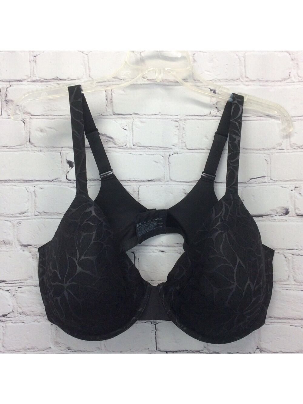 Bali Bra Size 40D Beauty Lift No Show Support Tailored Underwire Style 0085
